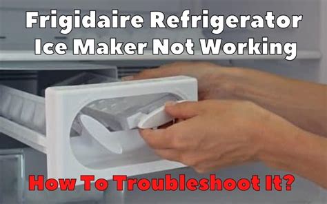 frigidaire nugget ice maker not working|frigidaire ice maker countertop troubleshooting.